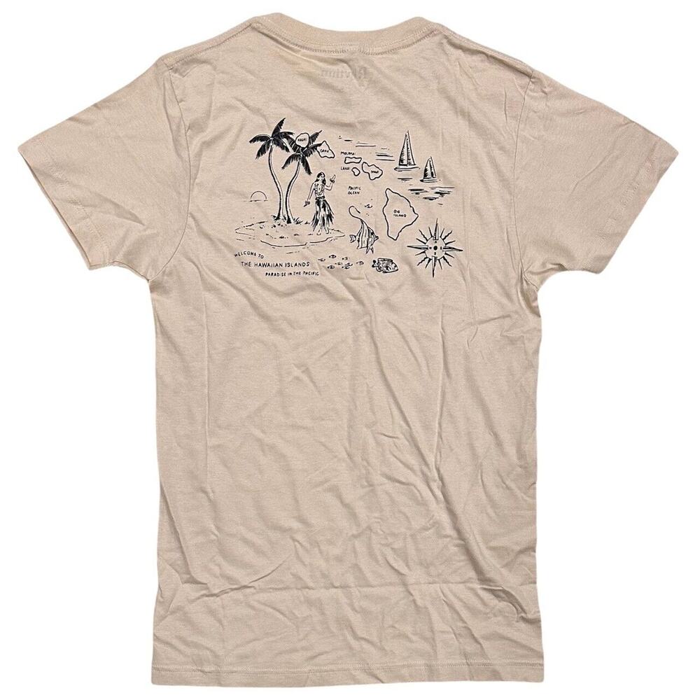 Rhythm Surf Apparel Men's T-Shirt Palms Short Sleeve Crewneck Tee